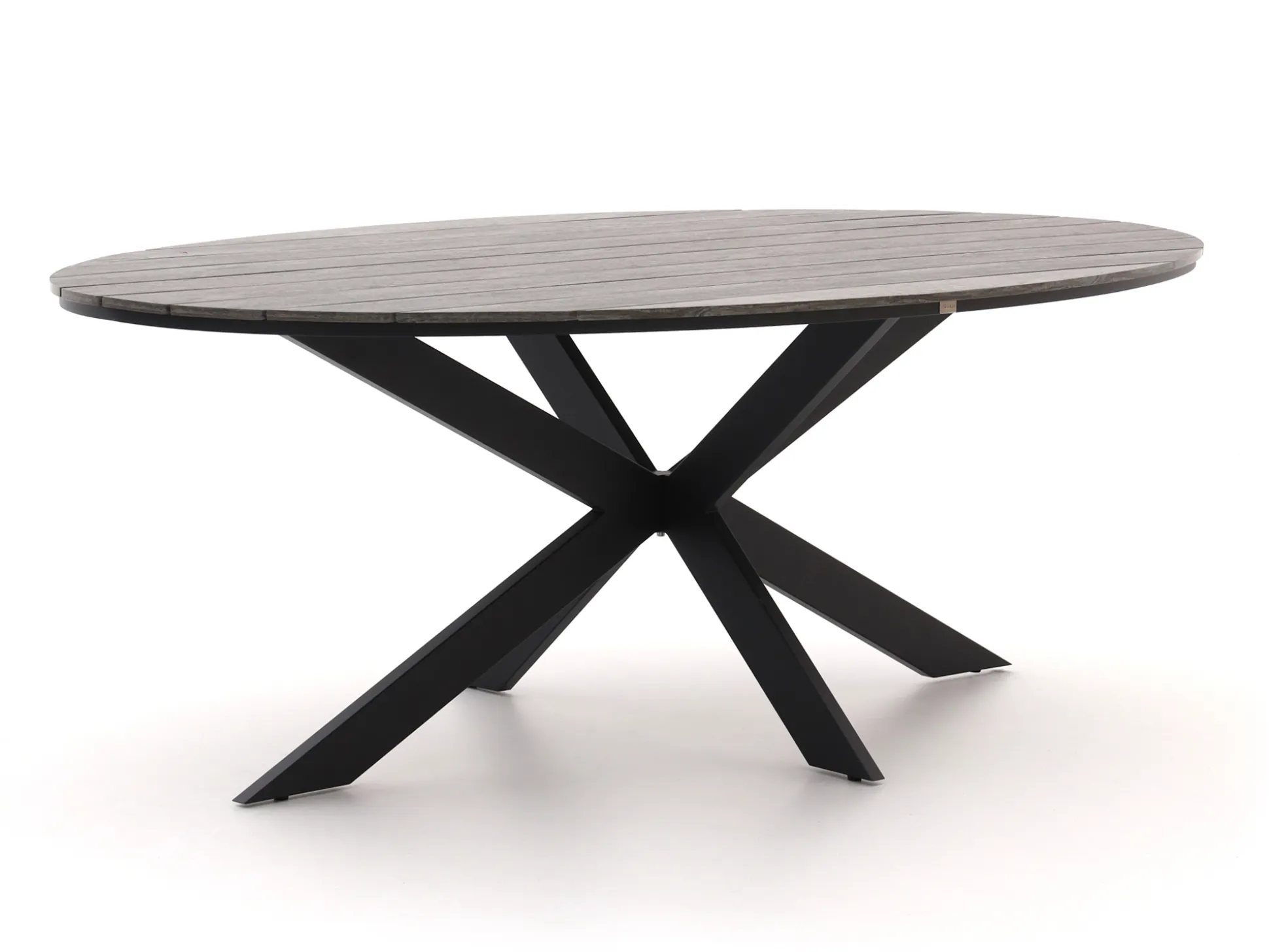 Forza Capri/Fidenza ovaal 220cm dining tuinset 7-delig verstelbaar