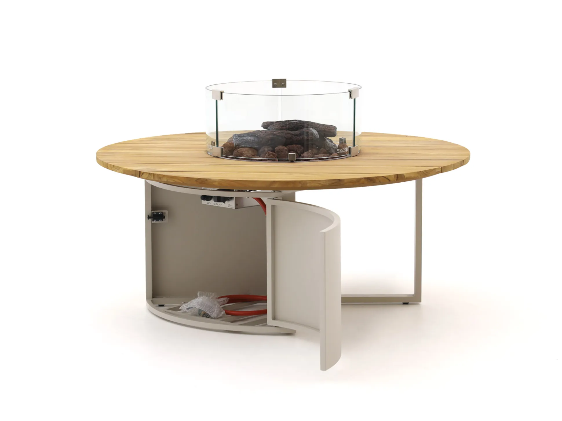 Forza Cecita/Cosiloft hoek loungeset met vuurtafel 6-delig