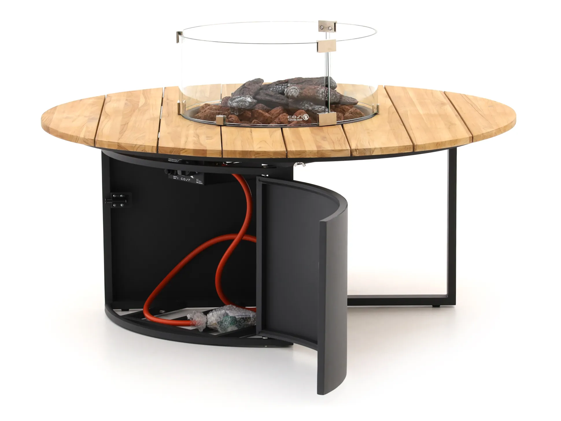 Forza Cecita/Cosiloft hoek loungeset met vuurtafel 6-delig