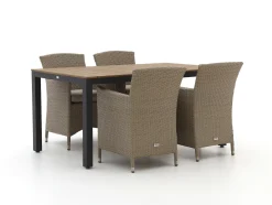 Forza Cecita/Fidenza 160cm dining tuinset 5-delig