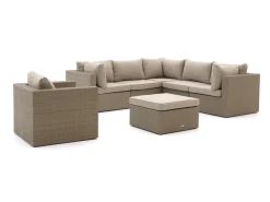 Forza Cecita hoek loungeset 7-delig 6-zits