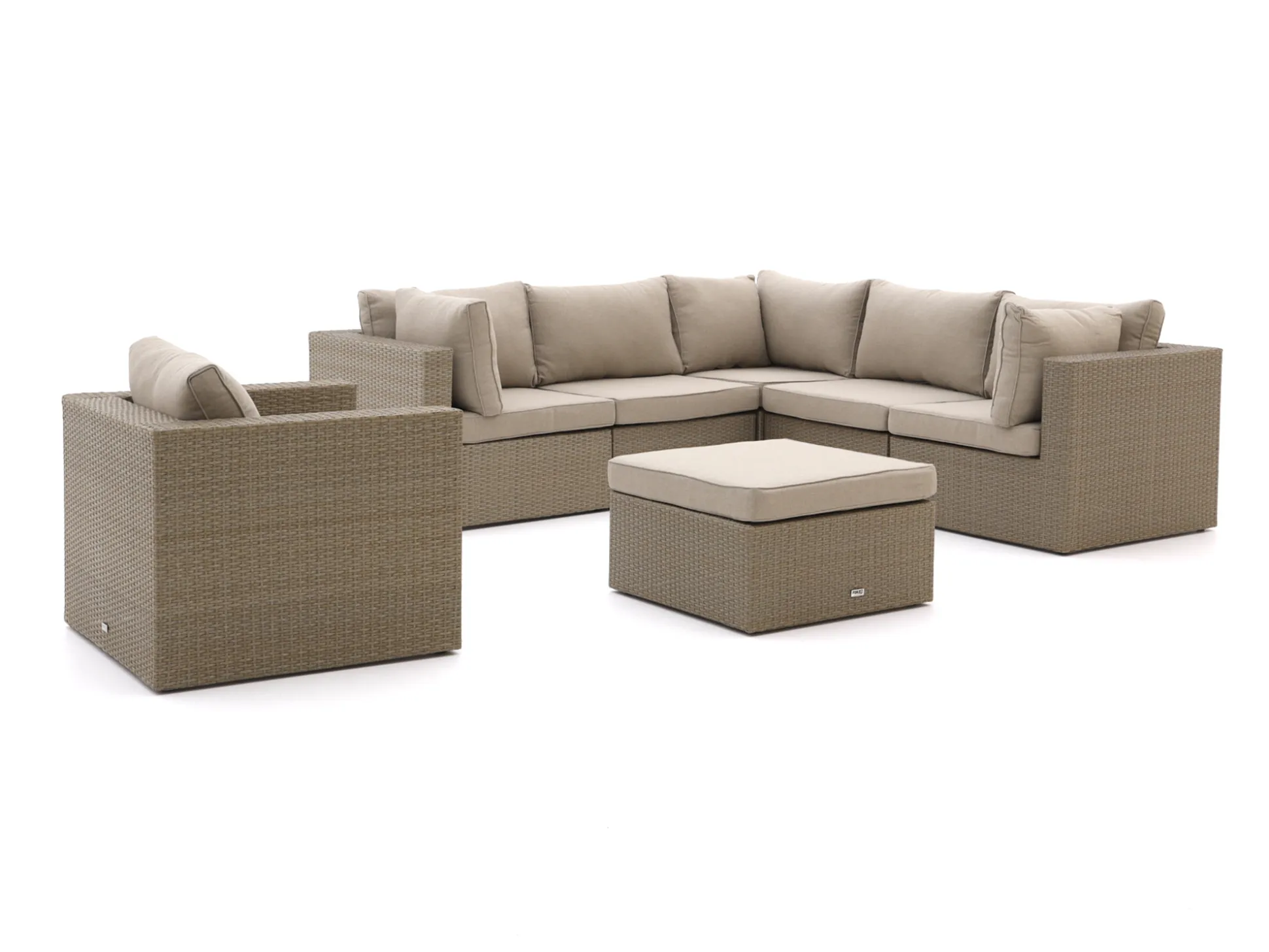 Forza Cecita hoek loungeset 7-delig 6-zits