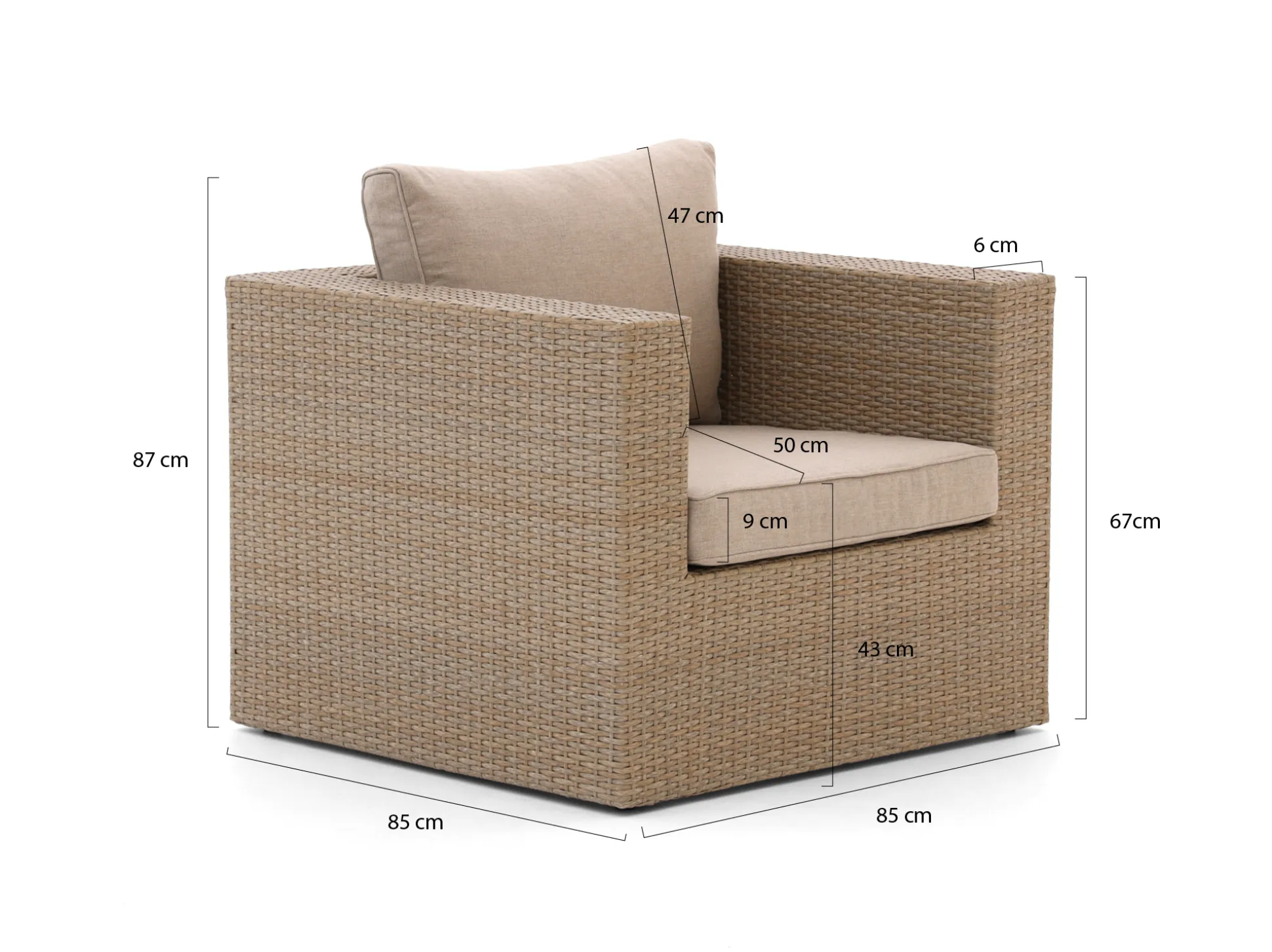 Forza Cecita lounge tuinstoel