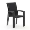 Forza Centallo/Fidenza ø149cm dining tuinset 7-delig stapelbaar