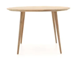 Forza Narni/ROUGH-K ø 115cm dining tuinset 5-delig stapelbaar