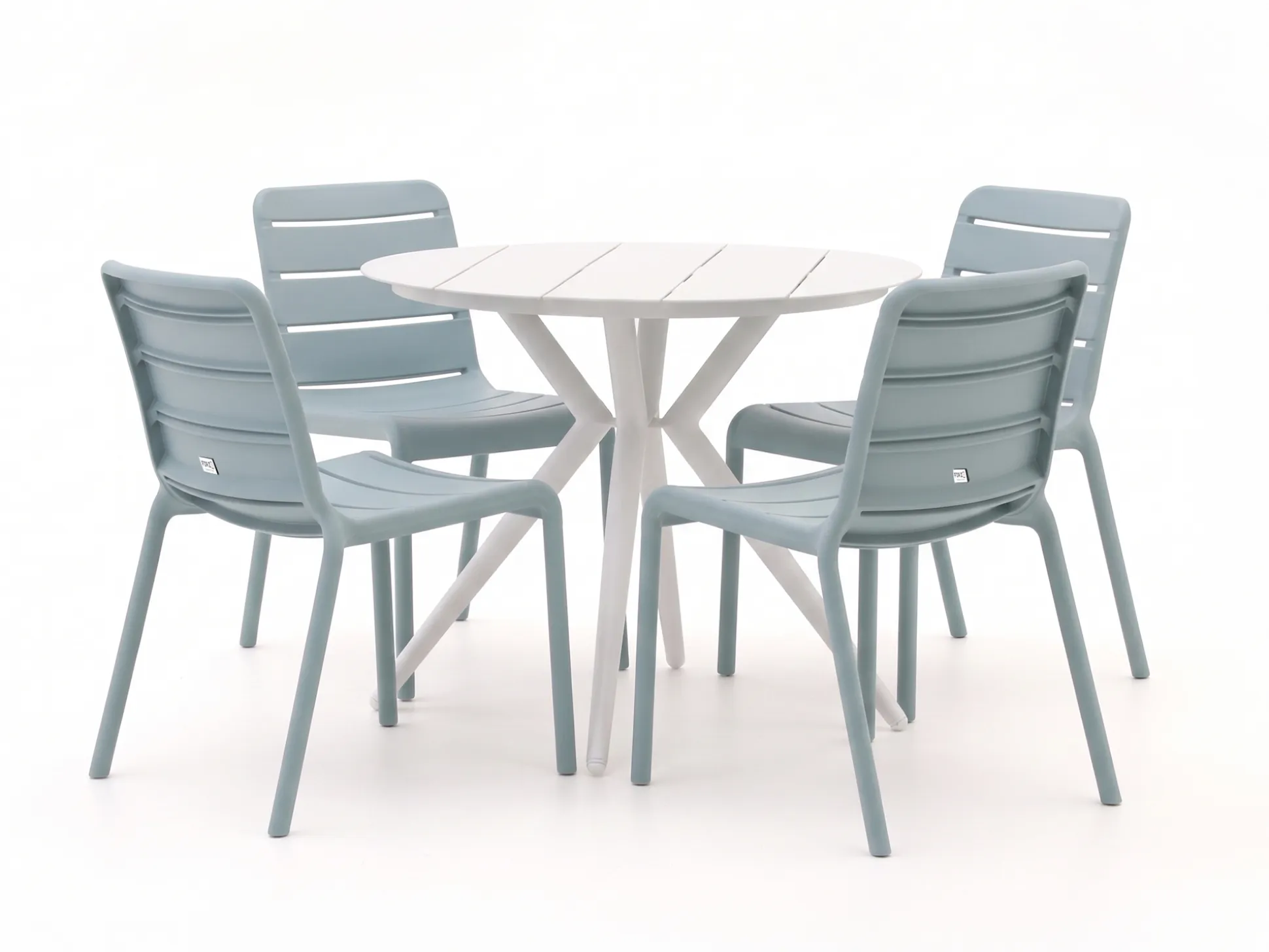 Forza Narni/Sora ø 90cm dining tuinset 5-delig stapelbaar
