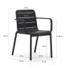 Forza Narni/Sora 220cm dining tuinset 7-delig stapelbaar