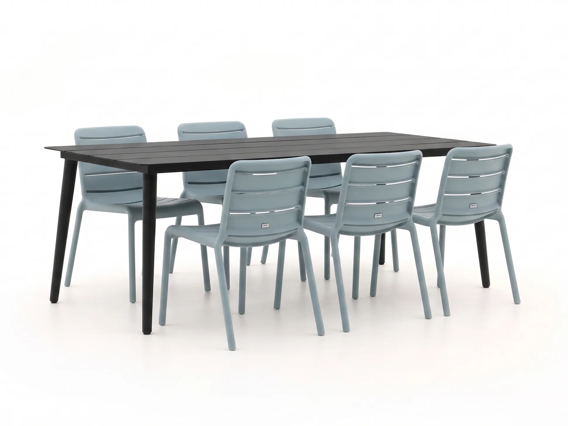 Forza Narni/Sora 220cm dining tuinset 7-delig stapelbaar