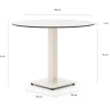 Forza Orta tuintafel ø80cm (h:73cm)