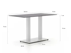 Forza Orta tuintafel 120x70x73cm