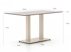 Forza Orta tuintafel 120x70x73cm