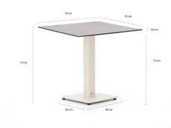 Forza Orta tuintafel 70x70x73cm