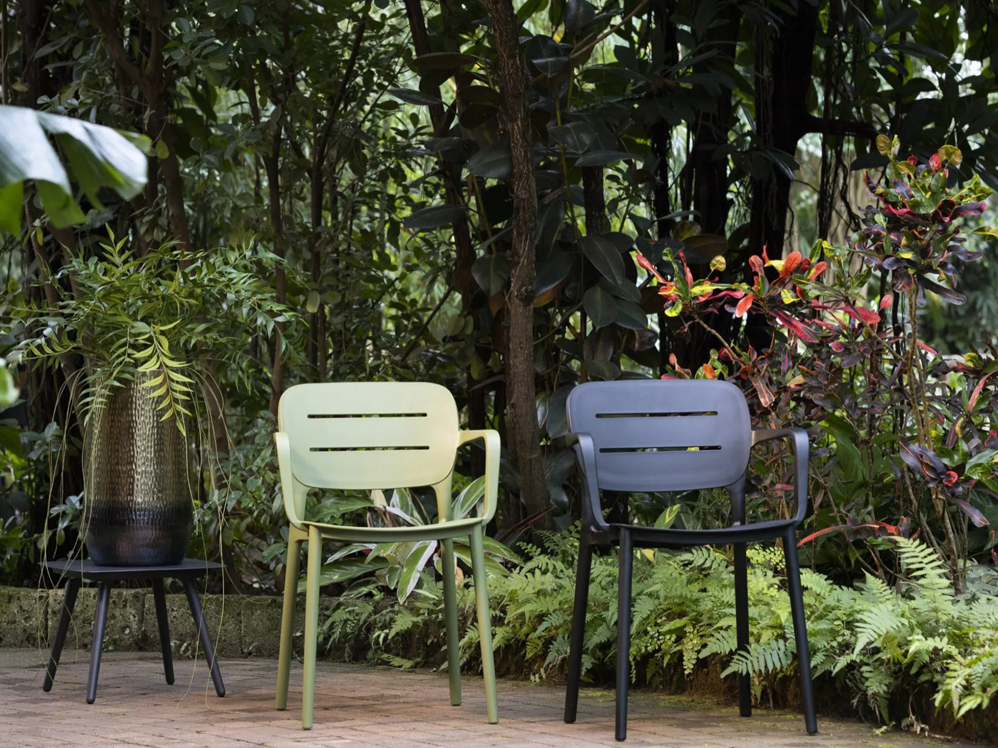 Forza Pazzia/Canzo 70cm dining tuinset 3-delig stapelbaar