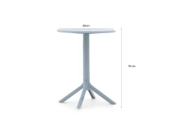 Forza Rieti dining tuintafel ø60cm (h:76cm)
