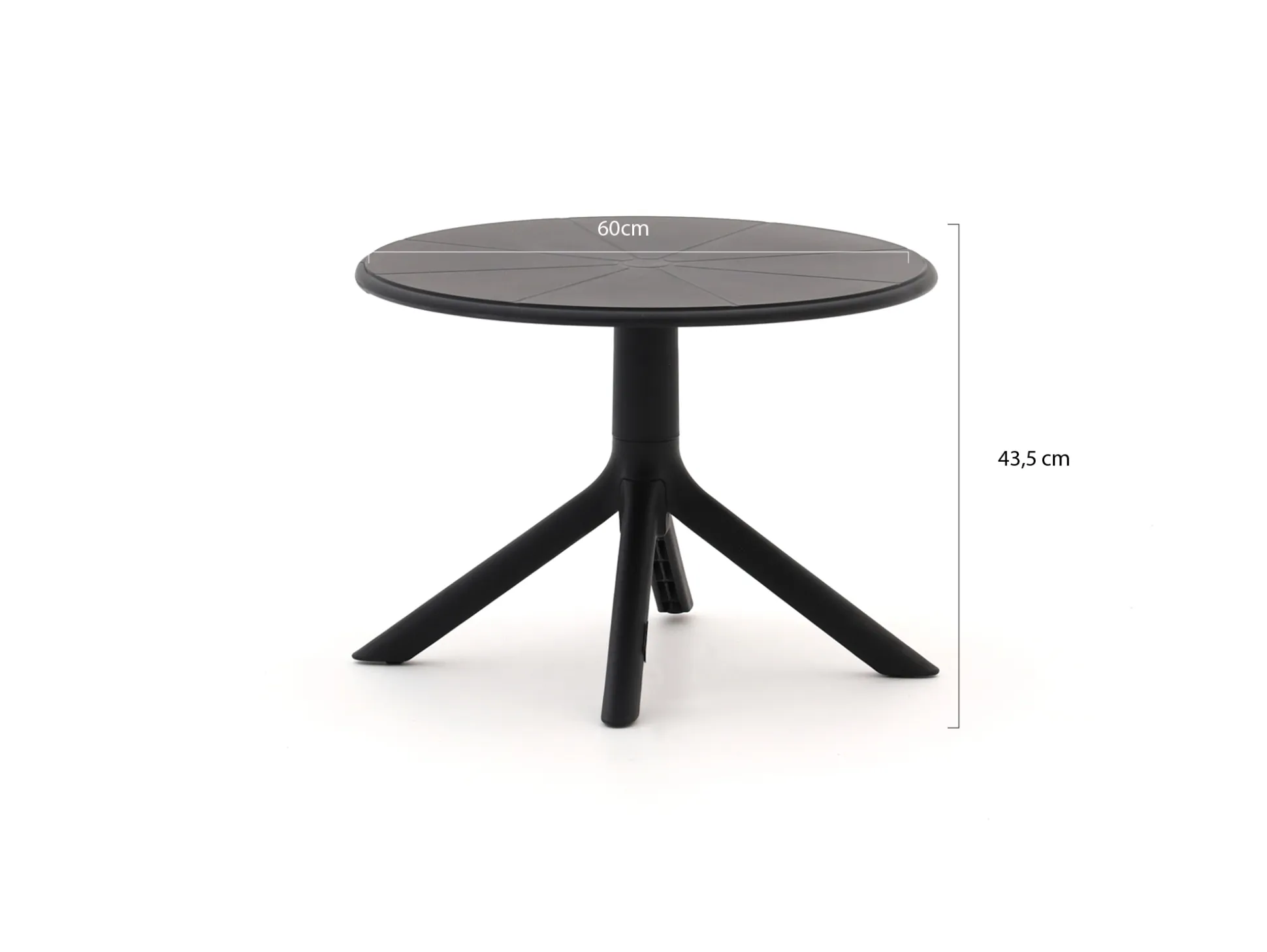Forza Rieti lounge tuintafel ø60cm (h:43,5cm)