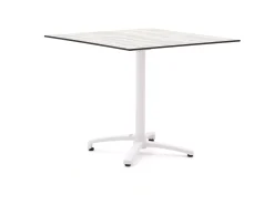 Forza Ripi/Canzo 80cm dining tuinset 5-delig stapelbaar inklapbaar