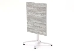 Forza Ripi/Canzo 80cm dining tuinset 5-delig stapelbaar inklapbaar