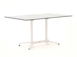 Forza Ripi/Canzo 140cm dining tuinset 5-delig stapelbaar inklapbaar