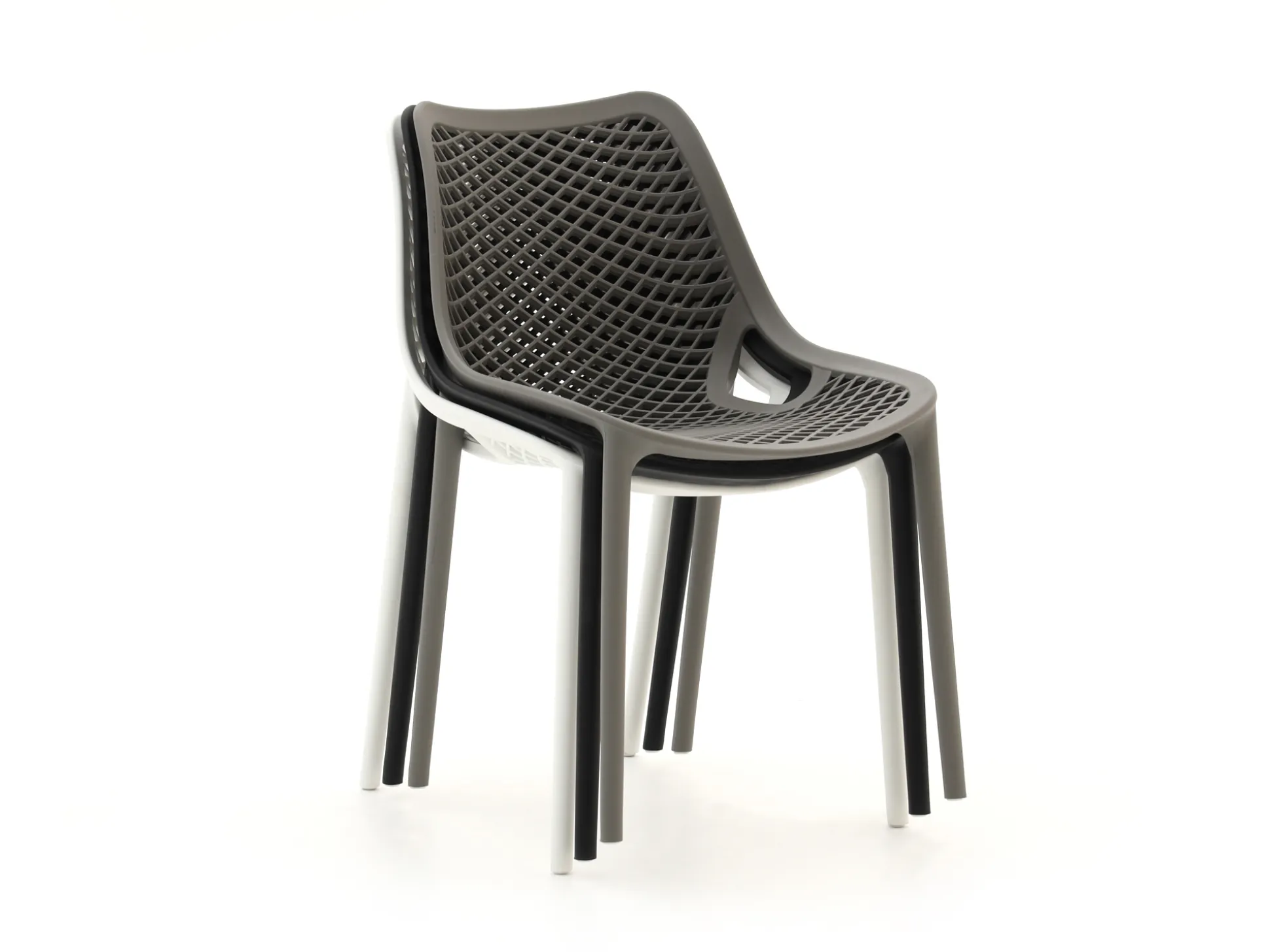 Forza Ripi/Canzo 140cm dining tuinset 5-delig stapelbaar inklapbaar