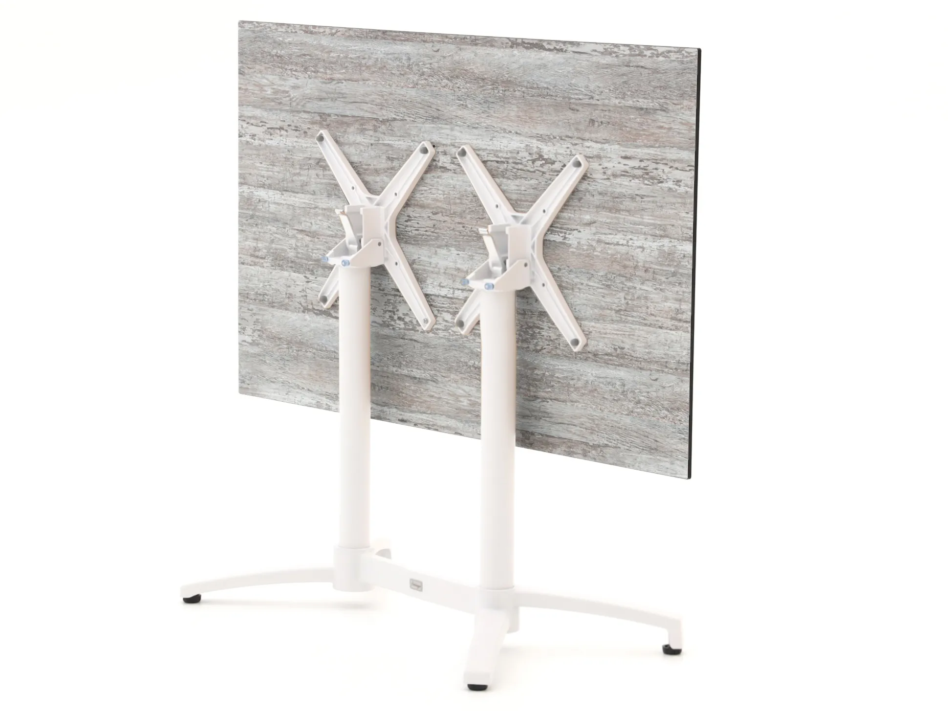 Forza Ripi/Canzo 140cm dining tuinset 5-delig stapelbaar inklapbaar