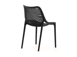 Forza Ripi/Canzo 80cm dining tuinset 5-delig stapelbaar inklapbaar