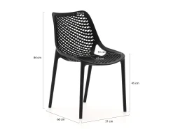 Forza Ripi dining tuinstoel stapelbaar