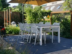 Forza Ripi/Fidenza 220cm dining tuinset 7-delig stapelbaar