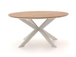 Forza Ripi/Fidenza ø149cm dining tuinset 7-delig stapelbaar