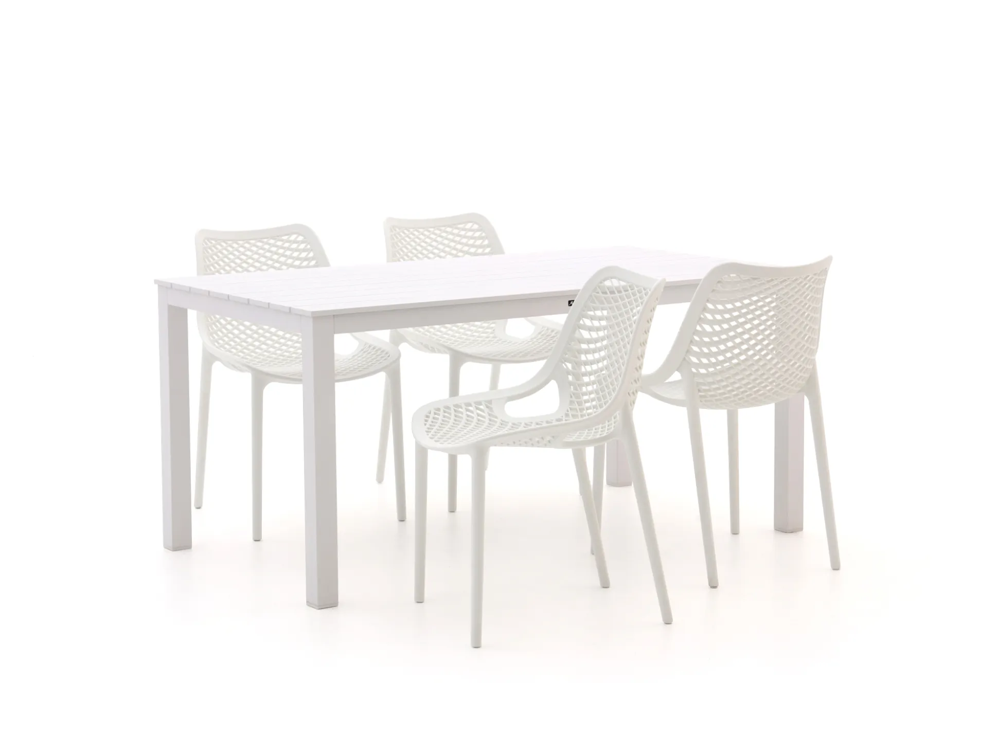 Forza Ripi/Menzano 160cm dining tuinset 5-delig stapelbaar