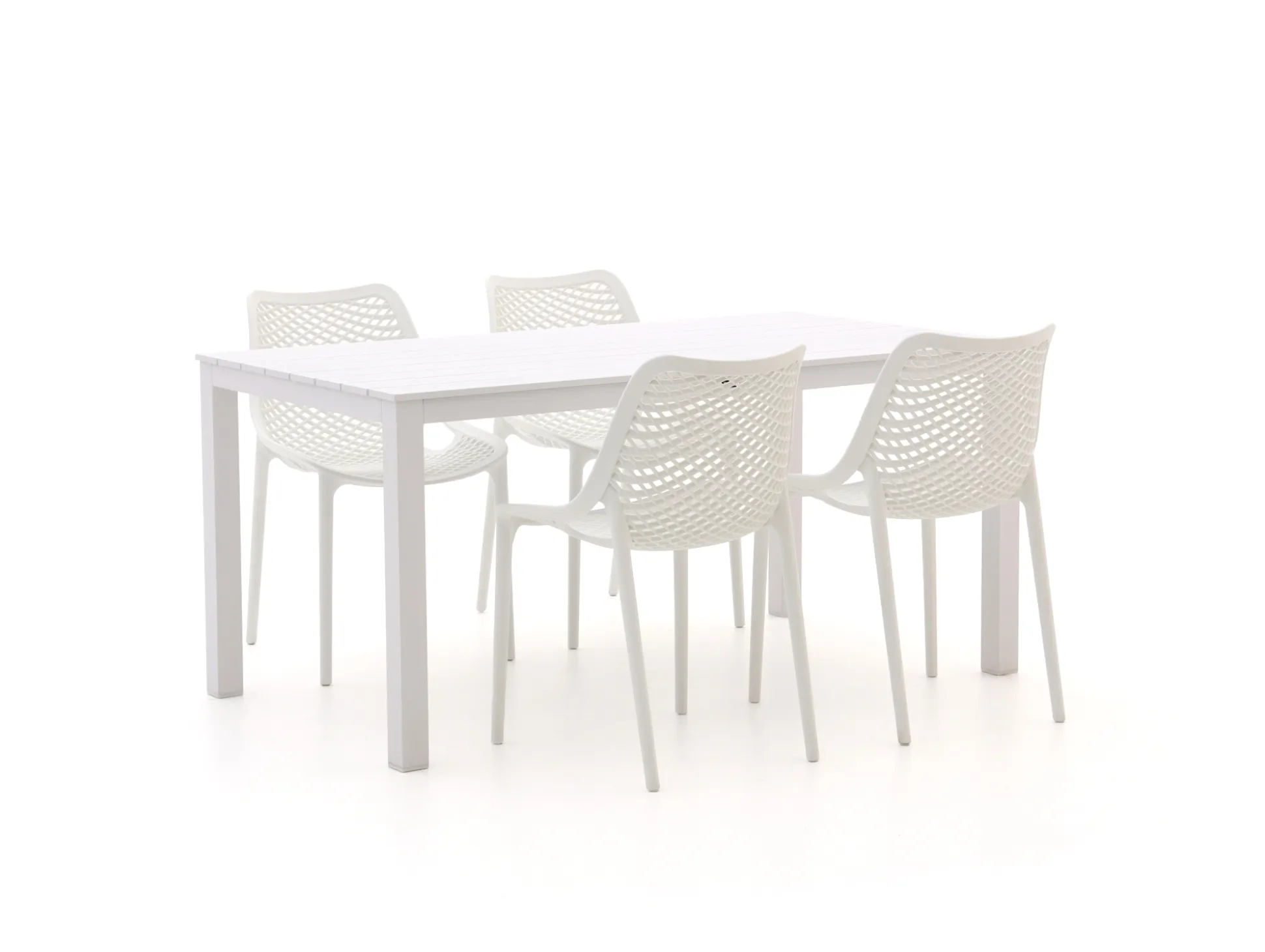 Forza Ripi/Menzano 160cm dining tuinset 5-delig stapelbaar