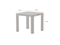 Forza Russi bijzet tuintafel 45x45x40cm