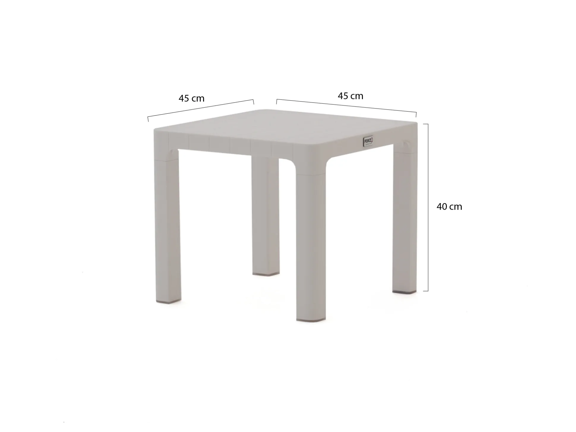Forza Russi bijzet tuintafel 45x45x40cm