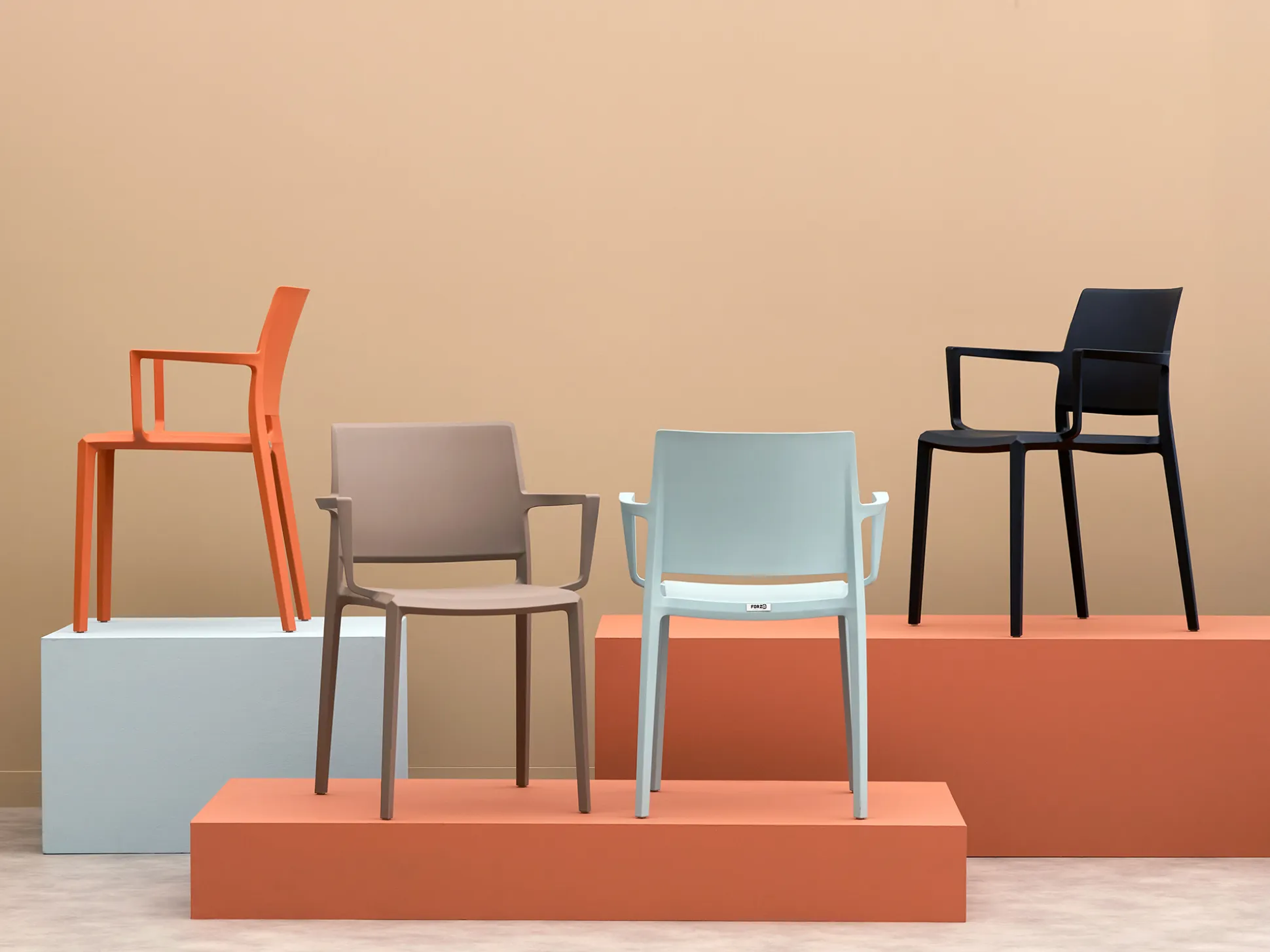 Forza Sile dining tuinstoel stapelbaar