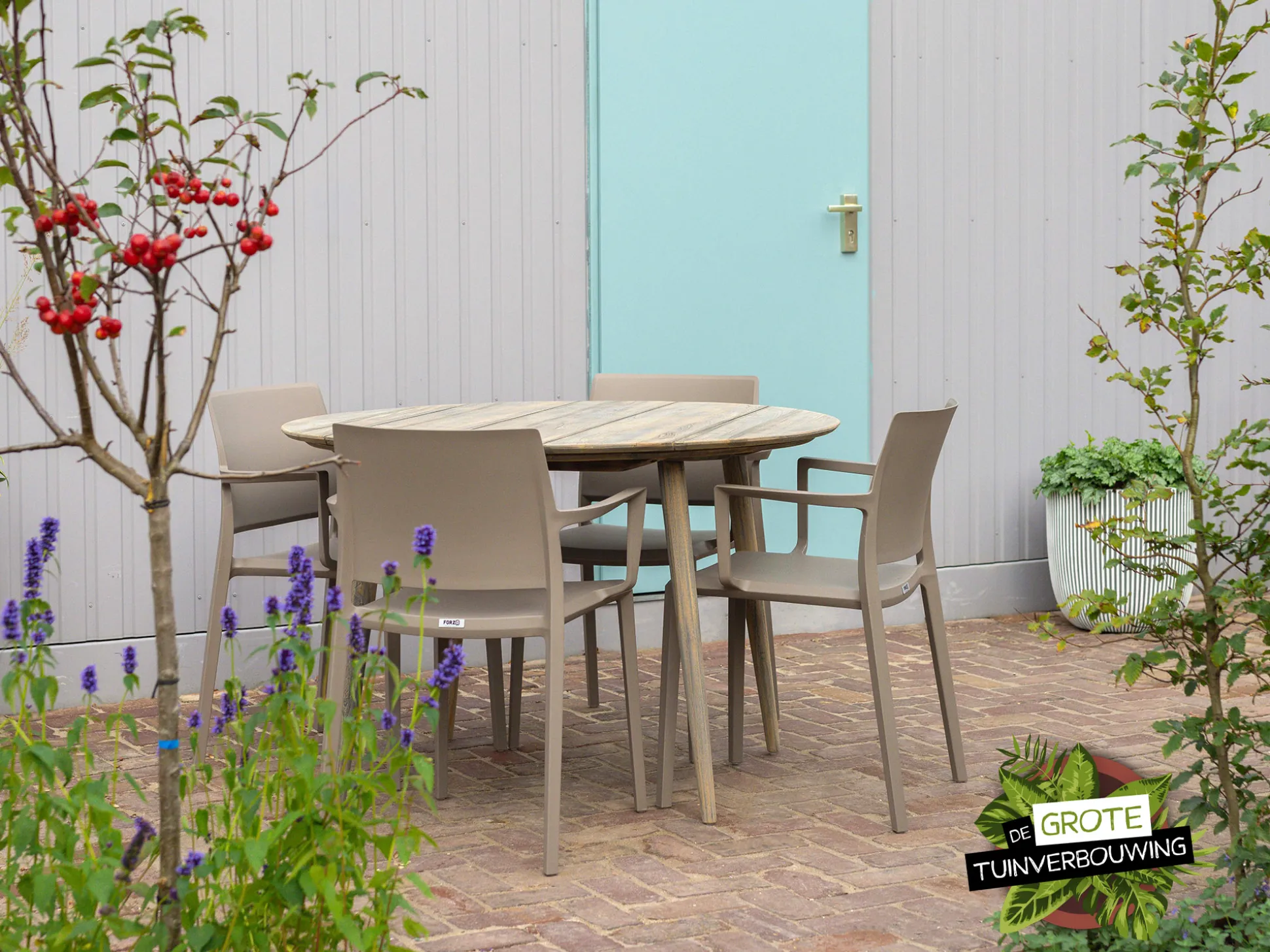 Forza Sile dining tuinstoel stapelbaar