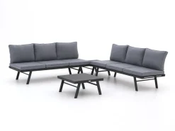 Forza Vadena hoek loungeset 4-delig verstelbaar