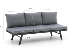Forza Vadena lounge tuinbank verstelbaar 198cm