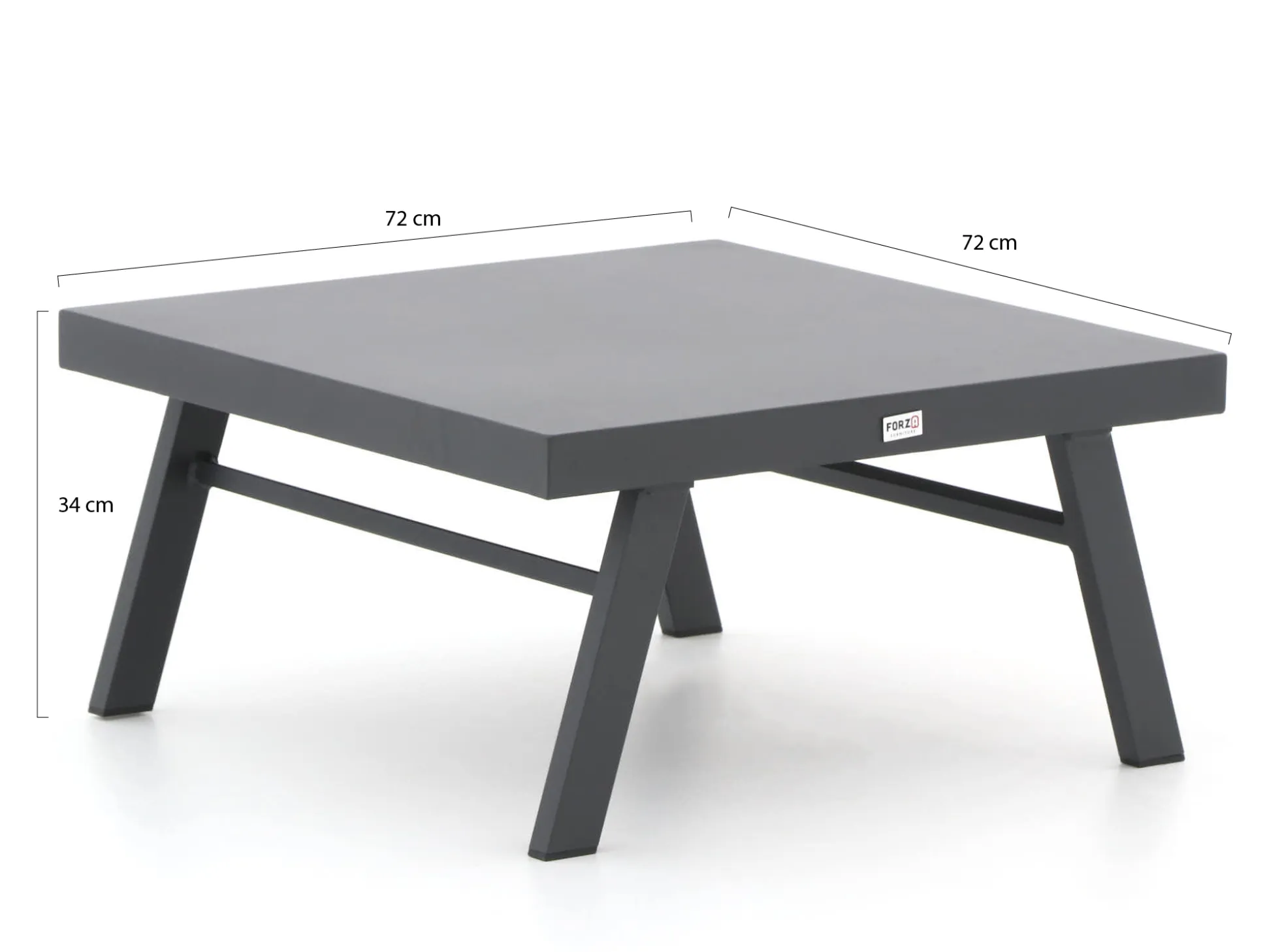 Forza Vadena lounge tuintafel 72x72x34cm