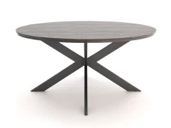 Forza Vico/Fidenza ø149cm dining tuinset 7-delig stapelbaar