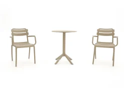 Forza Vico/Rieti ø60cm balkonset 3-delig