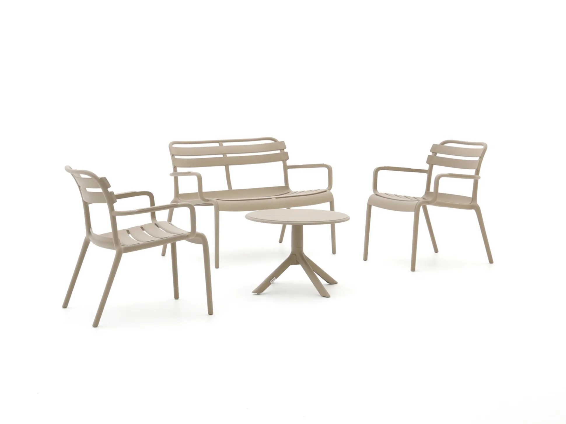 Forza Vico/Rieti ø60 stoel-bank loungeset 4-delig