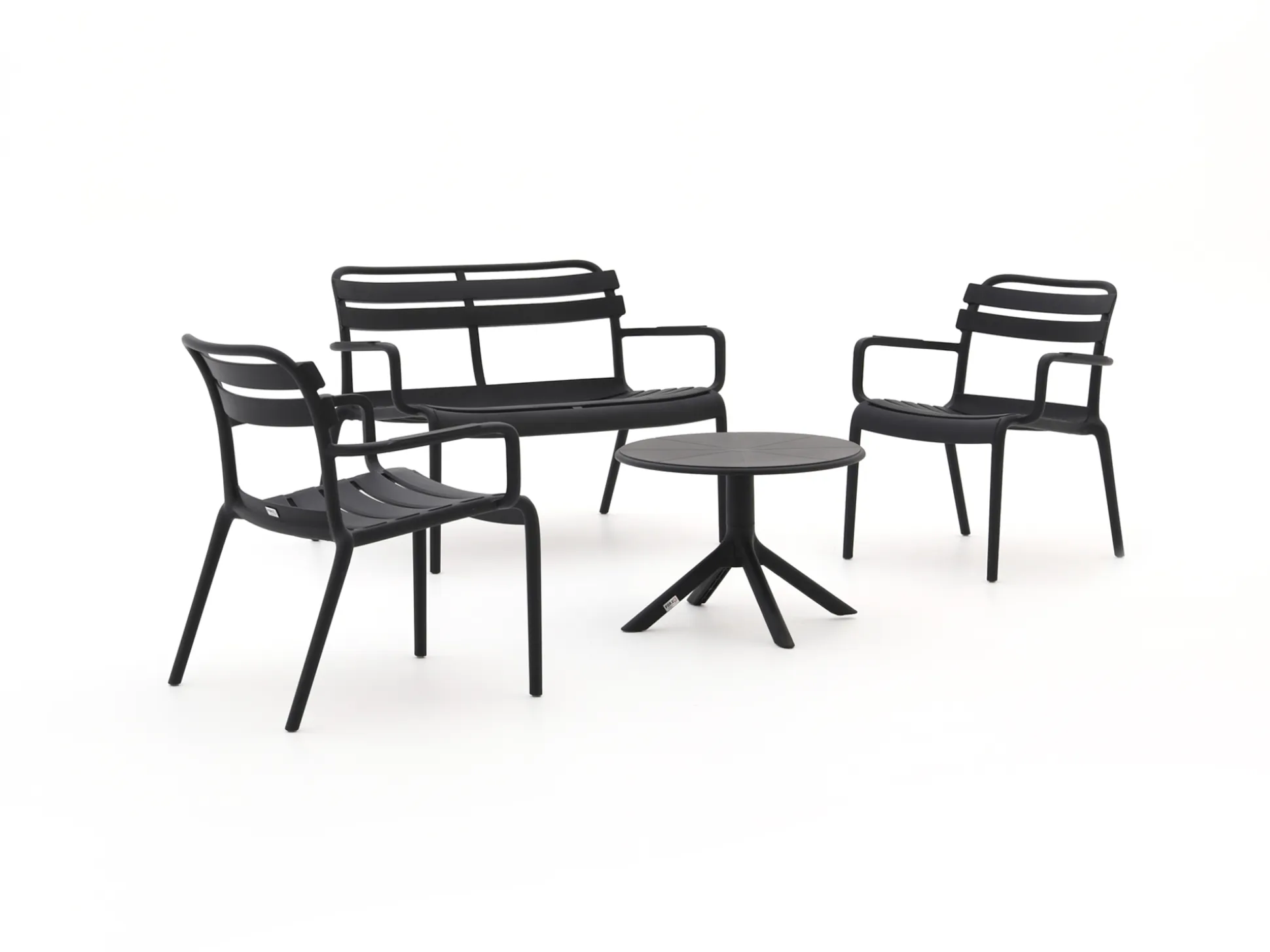 Forza Vico/Rieti ø60 stoel-bank loungeset 4-delig