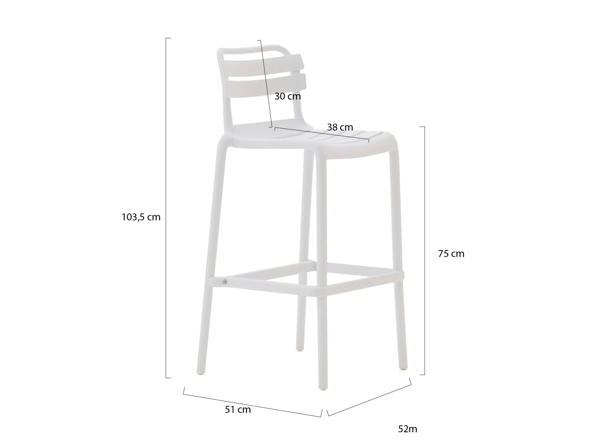 Forza Vico/Tritoni ø110cm barset 5-delig