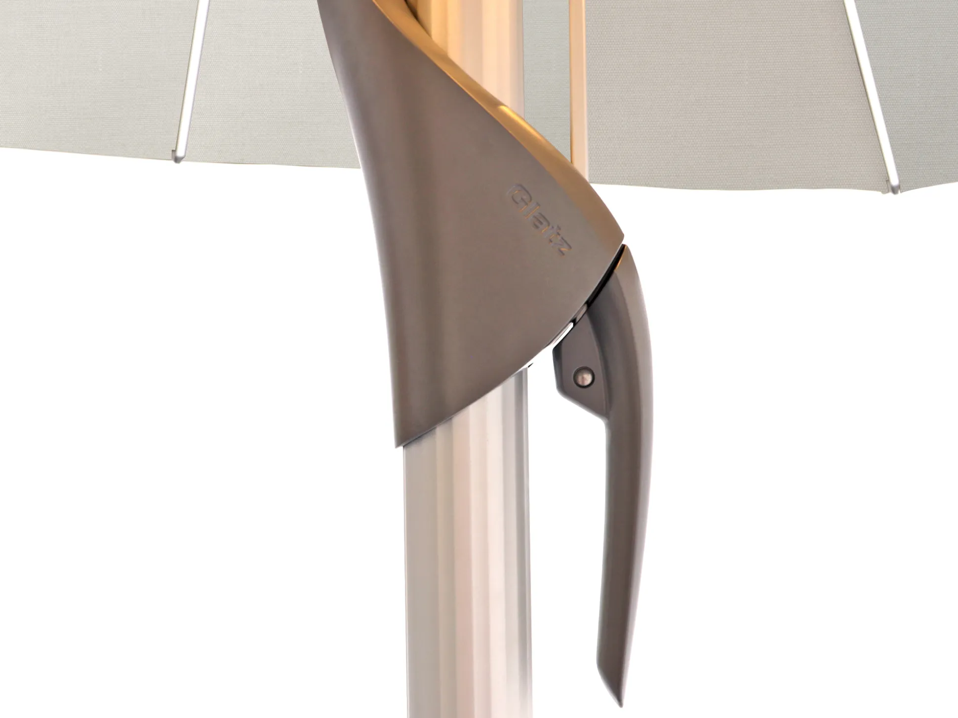 Glatz Fortello LED parasol 400x400cm