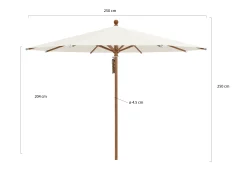 Glatz Piazza parasol ø 250cm