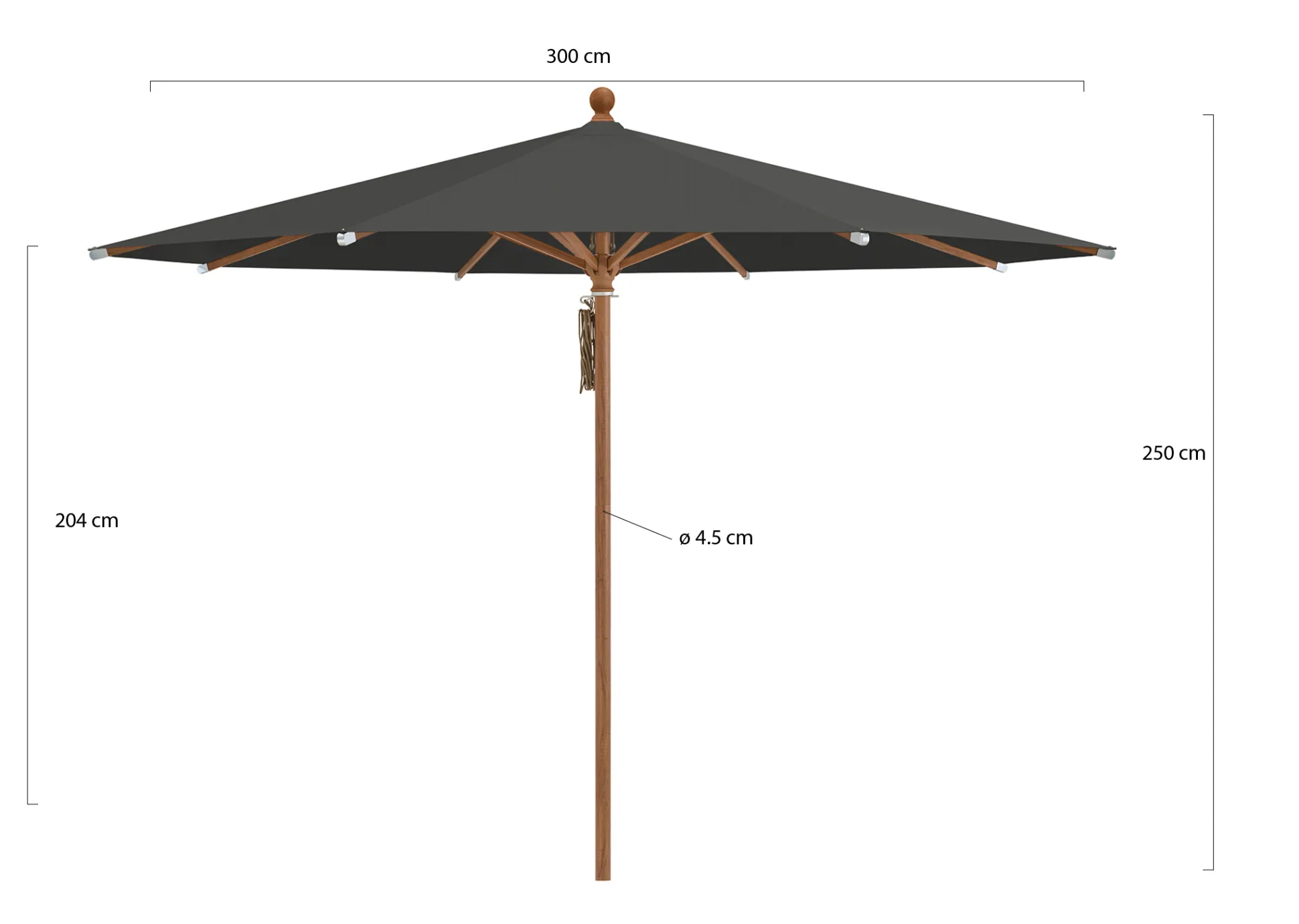 Glatz Piazza parasol ø 300cm