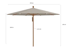 Glatz Piazza parasol ø 250cm