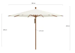 Glatz Piazza parasol ø 300cm