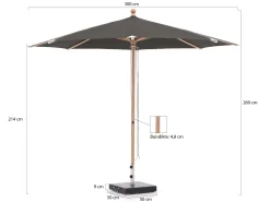 Glatz Piazzino parasol ø 300cm