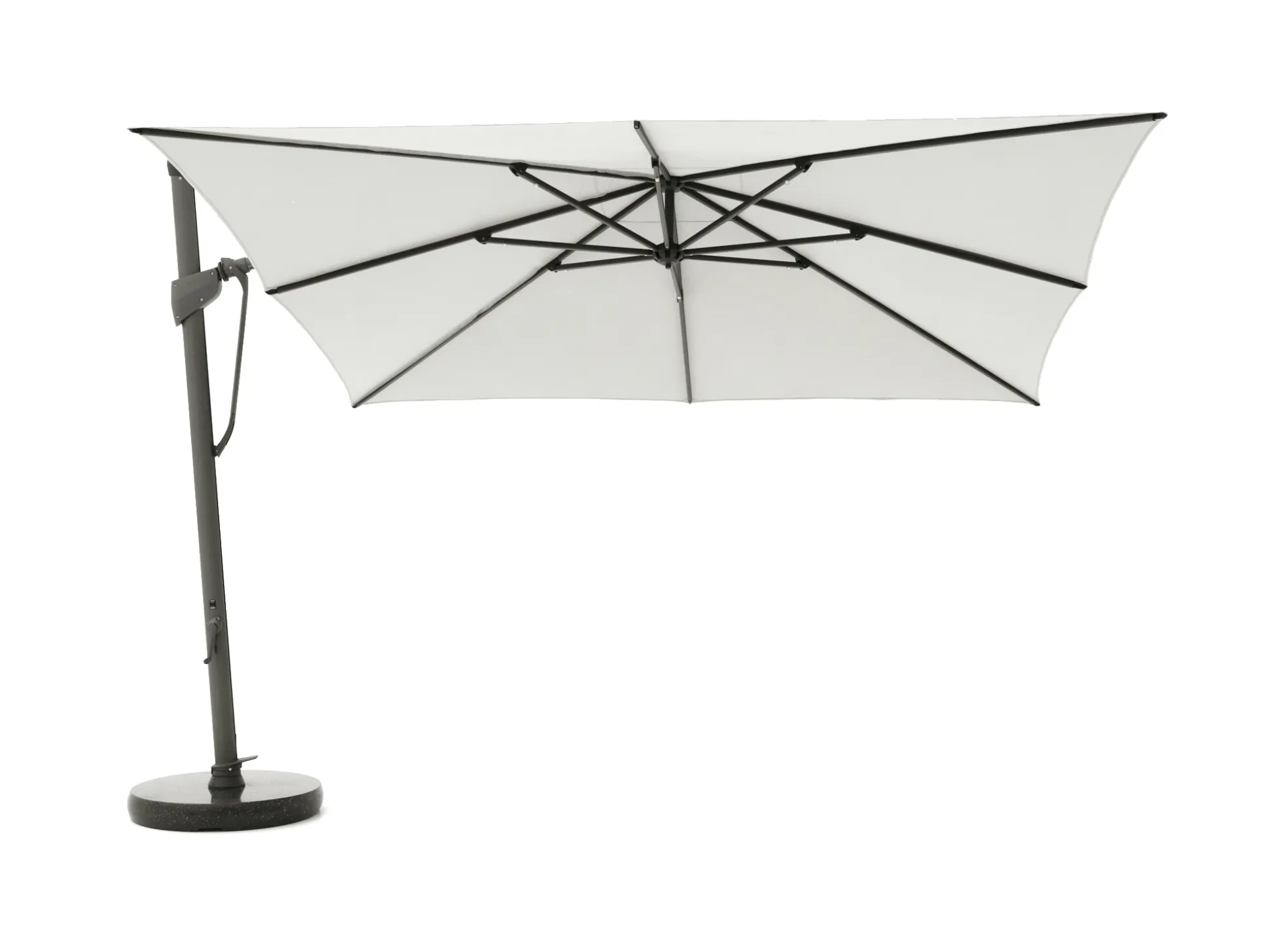 Glatz Sombrano S+ Easy zweefparasol 300x300cm
