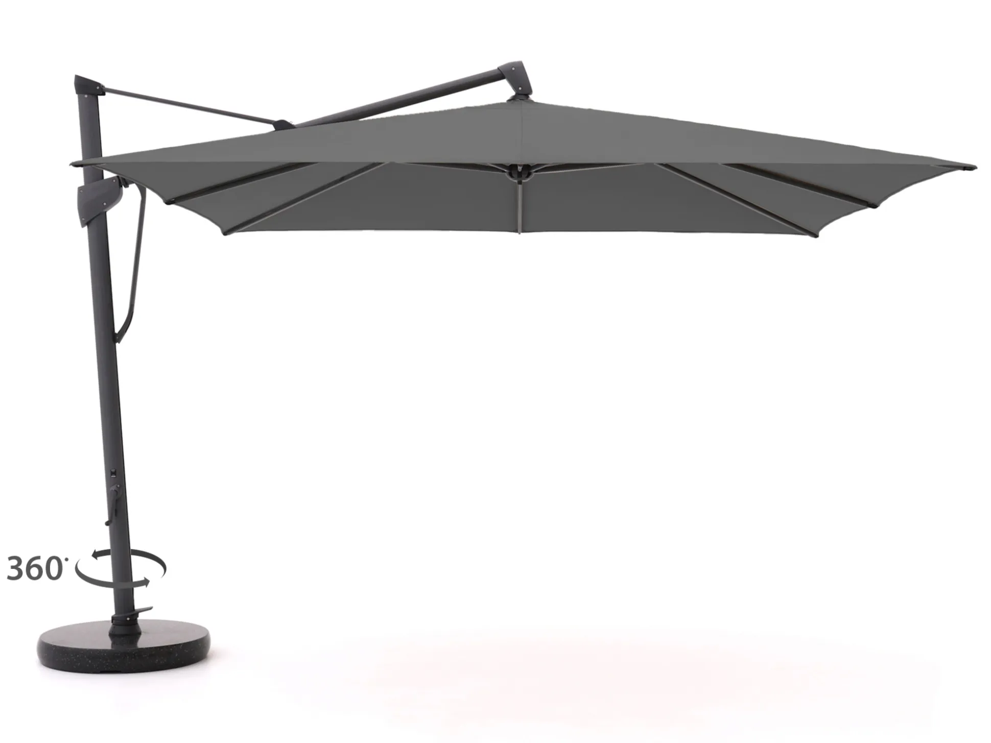 Glatz Sombrano S+ Easy zweefparasol 350x350cm